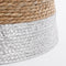 House of Seasons Kerstboomrok - H26 x Ø50 cm - Zeegras - Zilver