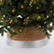 House of Seasons Kerstboomrok - H26 x Ø50 cm - Zeegras - Zilver