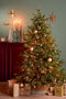House of Seasons Kerstboomrok - H26 x Ø58 cm - Zeegras - Blauw