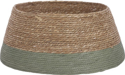 House of Seasons Kerstboomrok - H26 x Ø58 cm - Zeegras - Groen