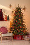 House of Seasons Kerstboomrok - L58 x B50,5 x H26 cm - Metaal - Rood
