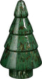 House of Seasons Kerstdecoratie Boom - H31 x Ø16 cm - Glas - Groen