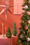 House of Seasons Kerstdecoratie Boom - H31 x Ø16 cm - Glas - Groen