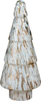 House of Seasons Kerstdecoratie Boom - H42 x Ø16 cm - Glas - Wit