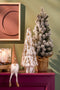 House of Seasons Kerstdecoratie Boom - H42 x Ø16 cm - Glas - Wit