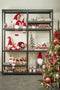 House of Seasons Kersthuisje met Verlichting - L28,5 x B20 x H37 cm - Rood