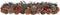 House of Seasons Kerststuk met Theelichthouder - L54 x B17 x H9 cm - Groen