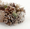 House of Seasons Kerststuk met Theelichthouders - L54 x B17 x H10 cm - Perzik