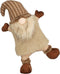 House of Seasons Kerstversiering Gnome - 25x12x38 cm - Polyester - Bruin