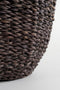House of Seasons Opbergmand - Set van 2 - H45 x Ø30 cm - Zeegras - Donkerbruin