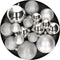 House of Seasons Plastic Kerstballen Set - 46 Stuks - Ø4/6/8 cm - Zilver