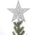 House of Seasons Plastic Kerstballen Set met Piek - 40 Stuks - Ø8 cm - Zilver