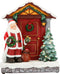 House with santa poly