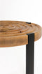 Housecraft Living Buz Bijzettafel Rond 40 cm Mangohout - Bruin