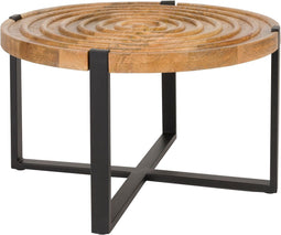 Housecraft Living Buz Salontafel Rond 60 cm Mangohout - Bruin