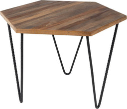 Housecraft Living Cor Bijzettafel Ster vormig Hout 56x56 cm Bruin