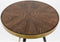 Housecraft Living Denise Bijzettafel Hout Rond 44 cm Bruin/ Goud