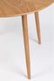 Housecraft Living Fabio Eettafel Rond Hout 100 cm Naturel