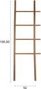 Housecraft Living Jhon Decoratie ladder Hout donker - Bruin