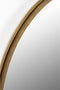 Housecraft Living Matz Spiegel/ Wandspiegel Ovaal 60x80 cm Metaal Goud