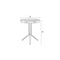 Housecraft living Maze Countertafel - Rond - Zwart