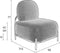 Housecraft Living Polly Fauteuil Grijs