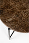 Housecraft Living Tooz bijzettafel Rond 40 cm Marmer Bruin