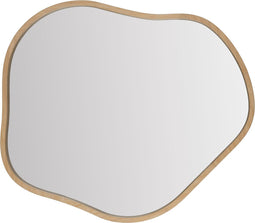 Housecraft Living Zem Spiegel/ Wandspiegel Organisch Bamboehout 60x55 cm - Beige