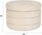Housecraft Living Zuma Poef met opbergruimte Bouclé Beige