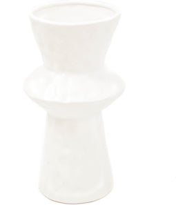HouseVitamin gedeukte vaas wit