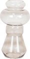 Housevitamin High In Shape Vaas - Smokey Glas - 18x35cm - Moderne Vaas