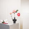 Housevitamin Tulip Vaas - Design Eyecather - Zwart - 15x15x20cm. Perfecte toevoeging aan je interieur!
