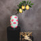 Housevitamin Vaas - Bloemenvaas Lippen - Keramiek - Mintgroen/Fluor Roze - 17x17x27cm - Design - Eyecatcher