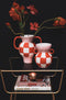 Housevitamin Vaas-Jug Keramiek Oranje/Roze 22x14,5x22,5cm - Uniek Design - Trendy Home Decor - Limited Edition.