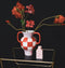 Housevitamin Vaas-Jug Keramiek Oranje/Roze 22x14,5x22,5cm - Uniek Design - Trendy Home Decor - Limited Edition.