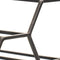 Housevitamin Wijnrek Metaal 28x19x29cm 6 Vakken Modern Design Eyecather - Zwart