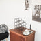 Housevitamin Wijnrek Metaal 28x19x29cm 6 Vakken Modern Design Eyecather - Zwart