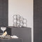 Housevitamin Wijnrek Metaal 28x19x29cm 6 Vakken Modern Design Eyecather - Zwart