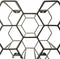 Housevitamin Wijnrek Zwart - Wand Model - 9 Flessen - Wijnglazenhouder - Metaal 27x19,5x32,5cm