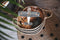 Housevitamin Zeegras mand-Zwarte Streep-ø 50