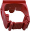 Toolflex Bezemhouder - Tuingereedschap Ophangsysteem - Aluminium rail 94 cm - 5 houders - Rood