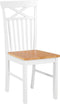 HOUSTON - Eetkamerstoel - Wit - Rubberhout