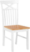 HOUSTON - Eetkamerstoel - Wit - Rubberhout