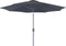 Houston parasol Ø300cm met kantelfunctie, lift zwart.