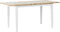 HOUSTON - Uitschuif eettafel - Lichthout/Wit- 80x120/150 cm - Hout