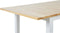 HOUSTON - Uitschuif eettafel - Lichthout/Wit- 80x120/150 cm - Hout