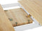 HOUSTON - Uitschuif eettafel - Lichthout/Wit- 80x120/150 cm - Hout