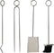 Houtblok standaard DKD Home Decor Roestvrij staal (30 x 20 x 60 cm)