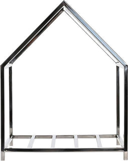 Houtblok standaard DKD Home Decor Roestvrij staal 40 x 30 x 50 cm