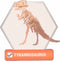 Houten 3D puzzel dinosaurus Tyrannosaurus Rex 21 cm - Dino bouwspeelgoed T-Rex